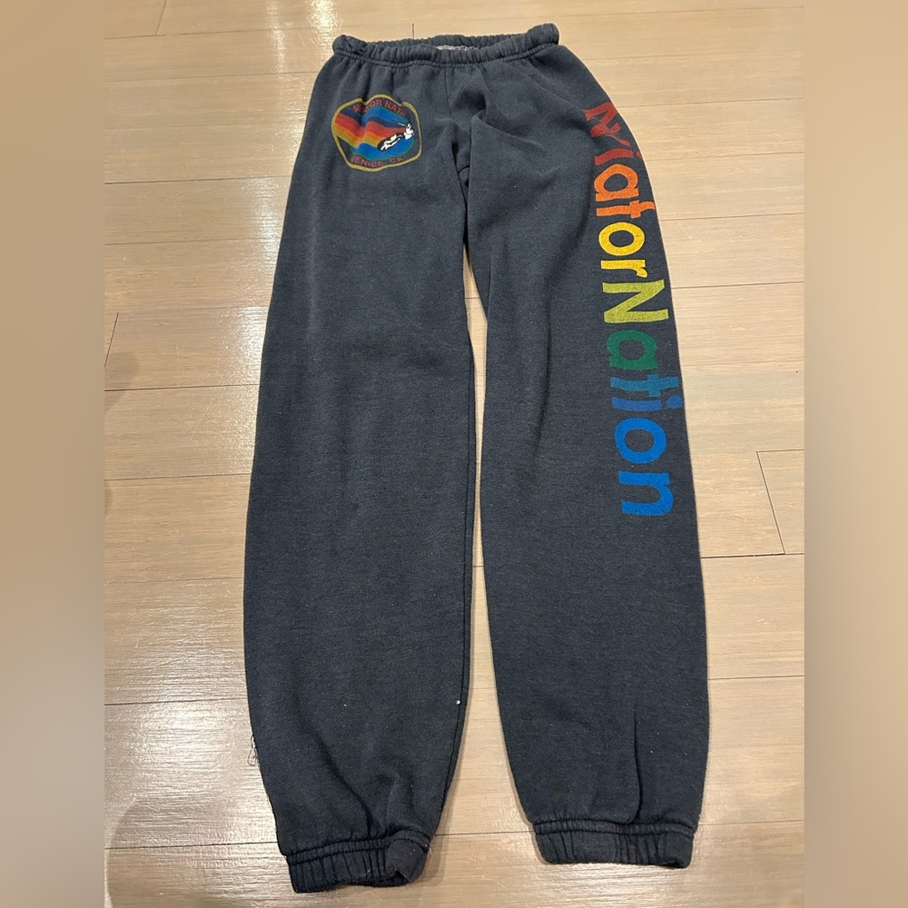 AVIATOR NATION SWEATPANTS - CHARCOAL